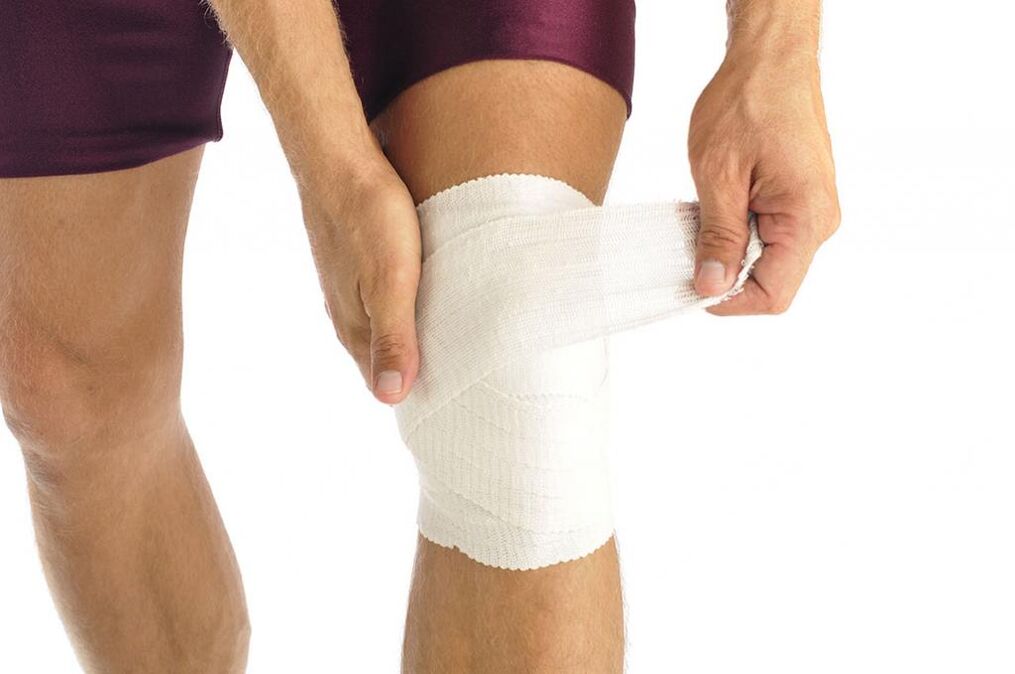 Indications for the use of the gel - knee injuries