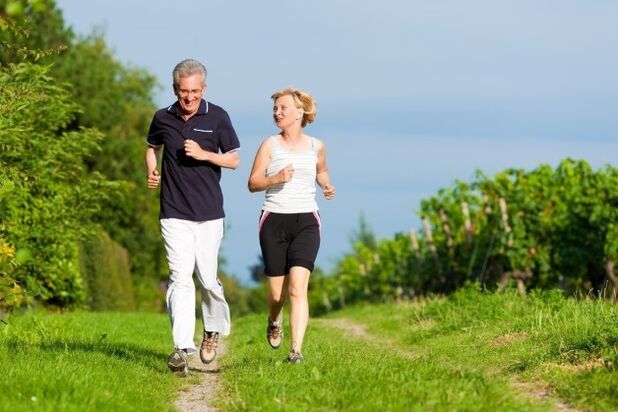 Jogging to prevent osteochondrosis